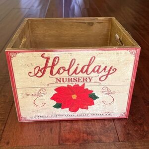 Wooden Holiday Crate